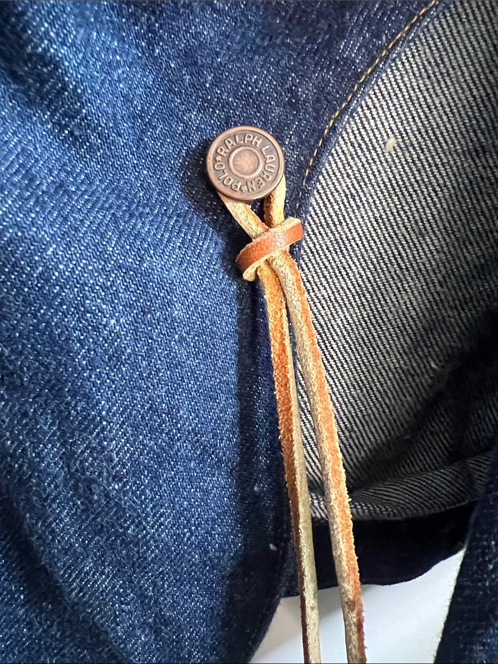 Vintage 1970’s Ralph Lauren Polo Western Denim Women’s Vest - Picture 3 of 5